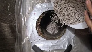 From old to new drain 