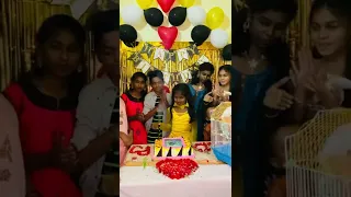 Pooja Birthday celebration ✨❤️🥰🎉🎉#birthday  #celebration #viral #youtube #ncs #harishnayakdancer