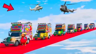 World's Highest 😲😫 दुनिया का सबसे ऊंचा !! Super Mega Ramp Challenge 😱😱 !! Indian 6 Top DJ !! GTA-5