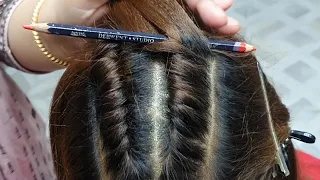 Pencil twist roll hack|| very easy 1mint hairstyles using a pencil