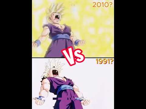 1991 Vs 2010 Gohan #dragonball
