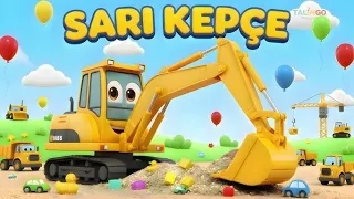 Sarı kepçe toprağı kazar (eğlenceli çocuk şarkısı) #vasıtalarıöğreniyoruz #çocuklariçin #arzenmurat 