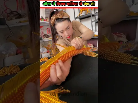 aurat ne Vijay maliya se panga li 🤩~ mini wood toy - woodworking art skills \ hand crafts \ #shorts