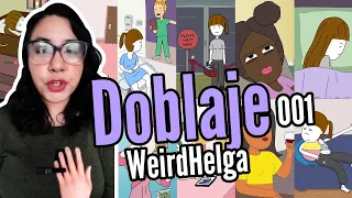 Doblaje no Oficial: WeirdHelga TikTok en español // 001