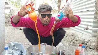 बकेट मे इतना डाला कोल्ड्रिंक्स 🤭🤭 #viral #funny #comedy