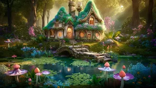 Enchanting Fairy Cottage in the Middle of the Forest - Music & Ambience 🌺🍄✨