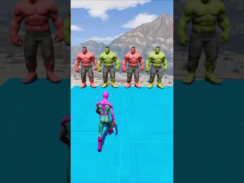 GTA 5 Epic Ragdolls | Spider-Man Jumps/Fails ep.#shorts