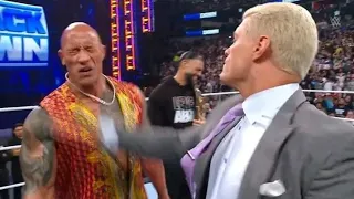 OMG ! Cody Rhodes Slap Rock In SmackDown.