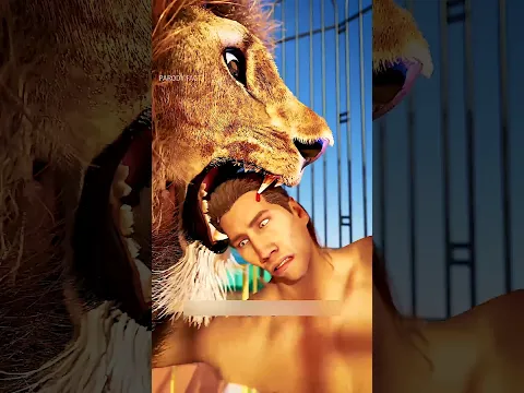 Lion attack on boy | Parody Factz | #shortstory #viralshort #factz #viralparody #3danimation