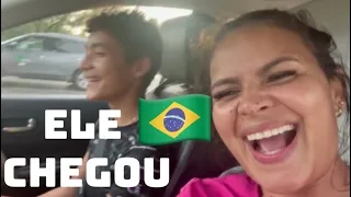 MEU IRMÃO CHEGOU DO BRASIL + ARRUMANDO O QUARTINHO DELE❤️