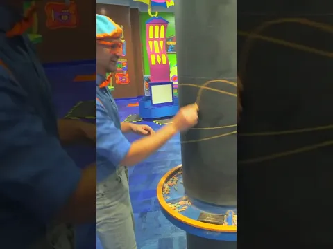 Blippi's Chalk Art Masterpiece 🎨🧡🩵