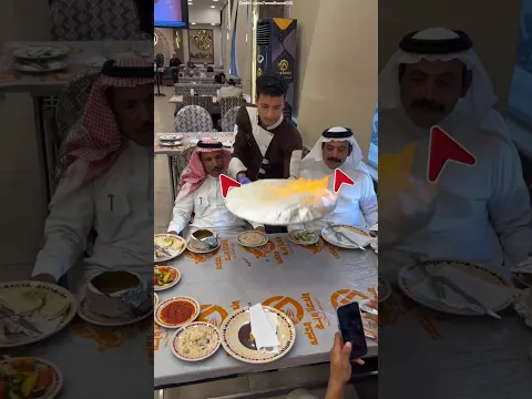 Dubai Sheikh’s Royal Food Served in a Shocking Way #shots #facts
