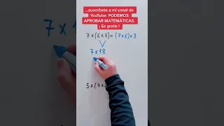 Propiedad ASOCIATIVA de la Multiplicación