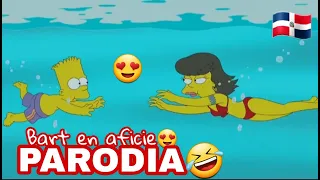 Los simpson dominicano🇩🇴| Bart en aficie🤣|| tobi dominicano