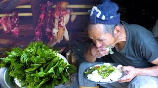 A Family in the Jungle || video - 25 || Cooking & Eating Rice ||