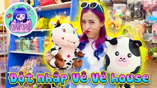 Đột Nhập Bất Ngờ Shop Vê Vê House - Rinh Tất Cả Đồ Bò Sữa I Linh Barbie TV