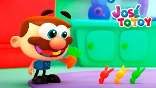 Stories for kids | José Totoy Learning | Eating Healthy in The Rabbit Jelly Story!!! Totoy