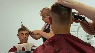 Giuliano and Claudio hair cut