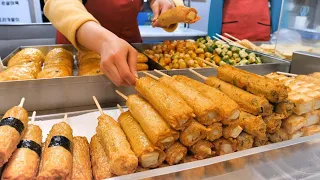 생생한 현장! 전통 시장 놀라운 길거리 음식 Top8 몰아보기, 떡볶이, 수제어묵, 순대, 통닭, 분식/ Top8 Vivid Market Food-Korean Street Food