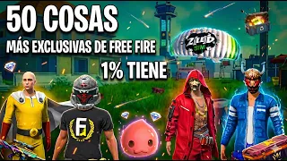 50 COSAS MÁS EXCLUSIVAS Y VETERANAS DE FREE FIRE QUE YA NO VOLVERÁN A SALIR