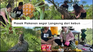 Part 2 Suasana Pedesaan di Kalimantan Utara kali ini berkunjung ke kebun teman, cek bubu