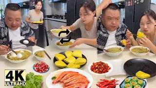 🥢 バカップルの豪華な食べ物 ASMR _ASMR FOOD 🍜🍝🍜🥓🥢🍗