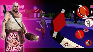 Mr Meat 🍖🐷 Attack 😈‼️Character - Dude Theft Wars .Exe - Dude Theft Wars Funny Moments