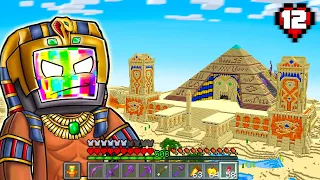 Membuat PIRAMIDA RAKSASA di Minecraft Hardcore