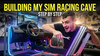 ASMR Sim Rig Build — From Scrap Room to Racing Setup