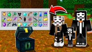 FAMILIA DE HACKER ESCONDEU ITENS SECRETOS NO MINECRAFT