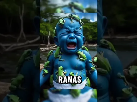 "La rana venenosa y el niño azul – una historia extraña"#yt#viralshorts #foryou #baby