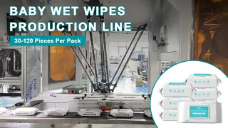 Continuous Baby Wet Wipes Production Line (30-120 pieces per pack)
