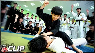 林秋楠与校霸道馆比武切磋 只用三招就让校霸心服口服！《#龙拳小子》/ Sueño del héroe junior【CLIP】Chinese Movie ES Sub