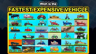 The Fastest and Most Expensive Car from Hill Climb Racing