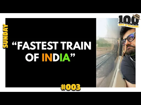 #003 THIS INDIAN TRAIN IS BETTER THAN AIRPLANE!  #100DaysofDreaming | Monkey Magic #shorts