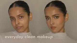 The CLEAN makeup look in 4k✨ | How makeup looks in real life | No makeup look