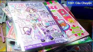 Khui hộp sticker 404k mới, đẹp nhất và Bàn cất giữ sticker của chị Bé Út Chibi