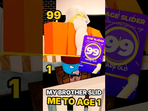 I Found An Age Slider On My Phone #roblox #funny #animation