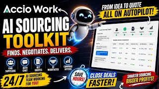 AI That Finds Suppliers, Gets Quotes & Negotiates for You | Accio Sourcing Toolkit