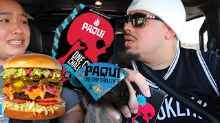 One Chip Challenge Burger Prank on My Wife!