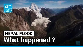 Nepal flood disaster reconstructed minute by minute • FRANCE 24 English
