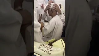 لحظة تنازل السعودي صدقه العماري عن قاتل ابنه لوجه الله تعالى علماً بأن القاتل ابن بنته