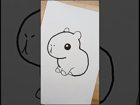 🔥🛑How To Draw CAPYBARA KAWAII I Easy - Como Dibujar un CAPIBARA KAWAII I Fácil
