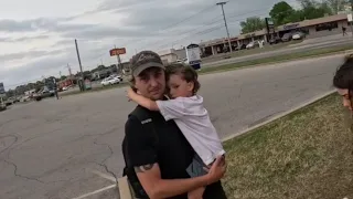 This is the saddest thing I've ever seen! Stranded father left alone with no help 😢