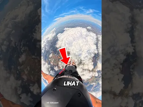 Demi Nepatin Janji Terakhir ke Almarhum Ibunya, Cowok ini Nekat Terjun Menembus Awan!