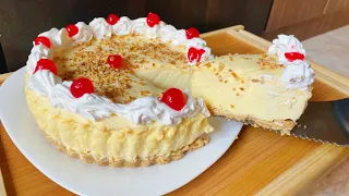 Pay de piña sin horno 🍍 (listo en 10 minutos)