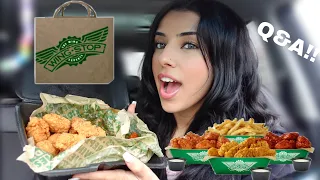 WINGSTOP Q&A MUKBANG