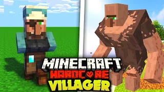 I SURVIVED 100 DAYS AS A VILLAGER | MINECRAFT HARDCORE ( Hindi )