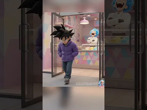 🤑😍 Humor 🍦Goku quiere un helado...!! 🍦 #ia #humor #memes #chatgpt