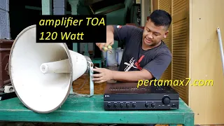 REVIEW Amplifier Toa ZA 2120 Masjid Power Horn #amplifer #toa #za2120 #amplimasjid #speakermasjid